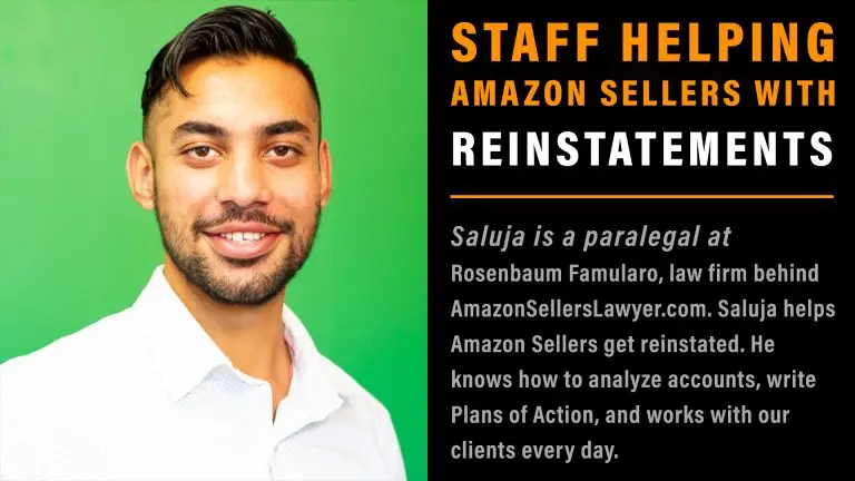 Staff Helping Amazon Sellers with Reinstatement