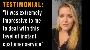 instant customer service on a Sunday night