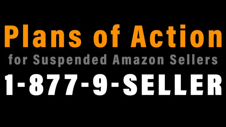 Plans of Action for Suspended AMZ Sellers