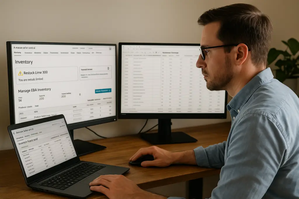 Amazon Seller Reviewing 2025 Restock Limits