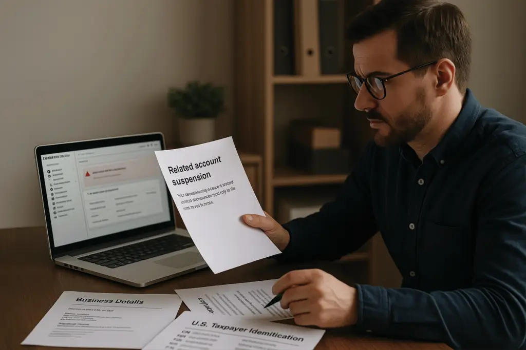 Seller preparing evidence to respond to Amazon related account suspension in 2025